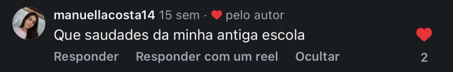 Depoimento de família do Colégio Cordeiro