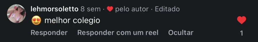 Depoimento de família do Colégio Cordeiro